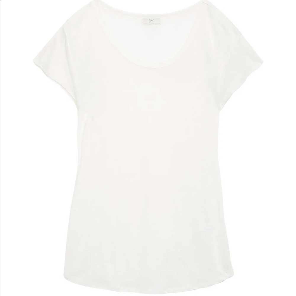 Joie White Scoopneck T-Shirt